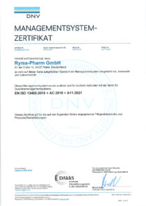 Zertifikat 13485_2025