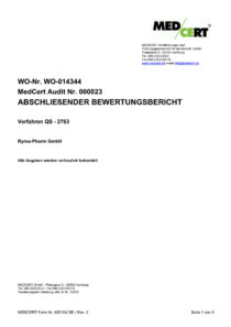 Bewertungsbericht QS-